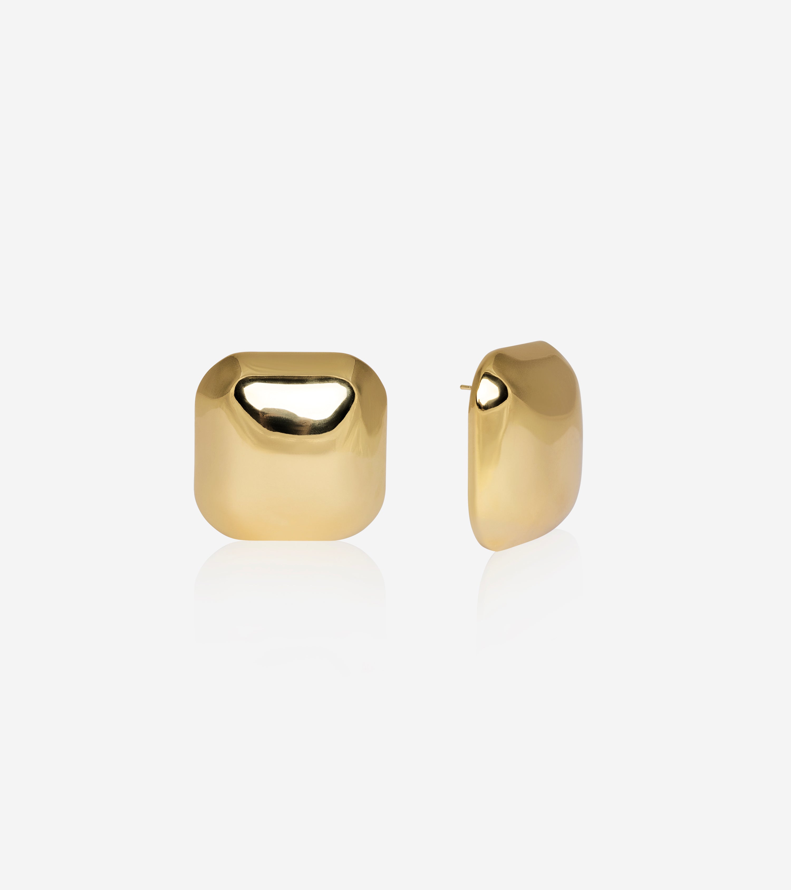 Geometric Gold Earrings