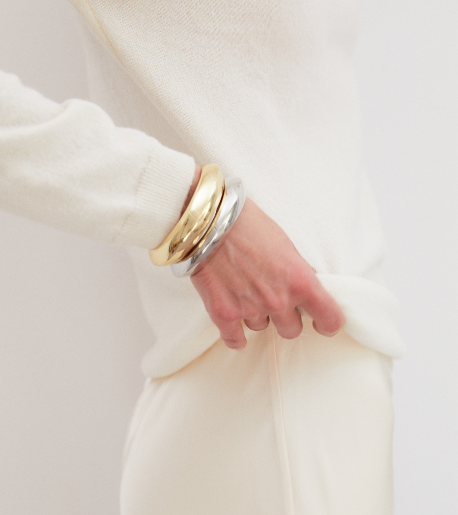 Studded Silver Bracelet