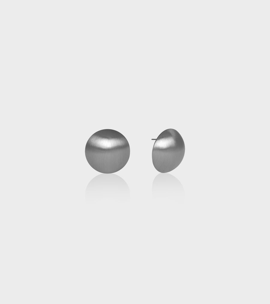 Mini Lune Silver Earrings