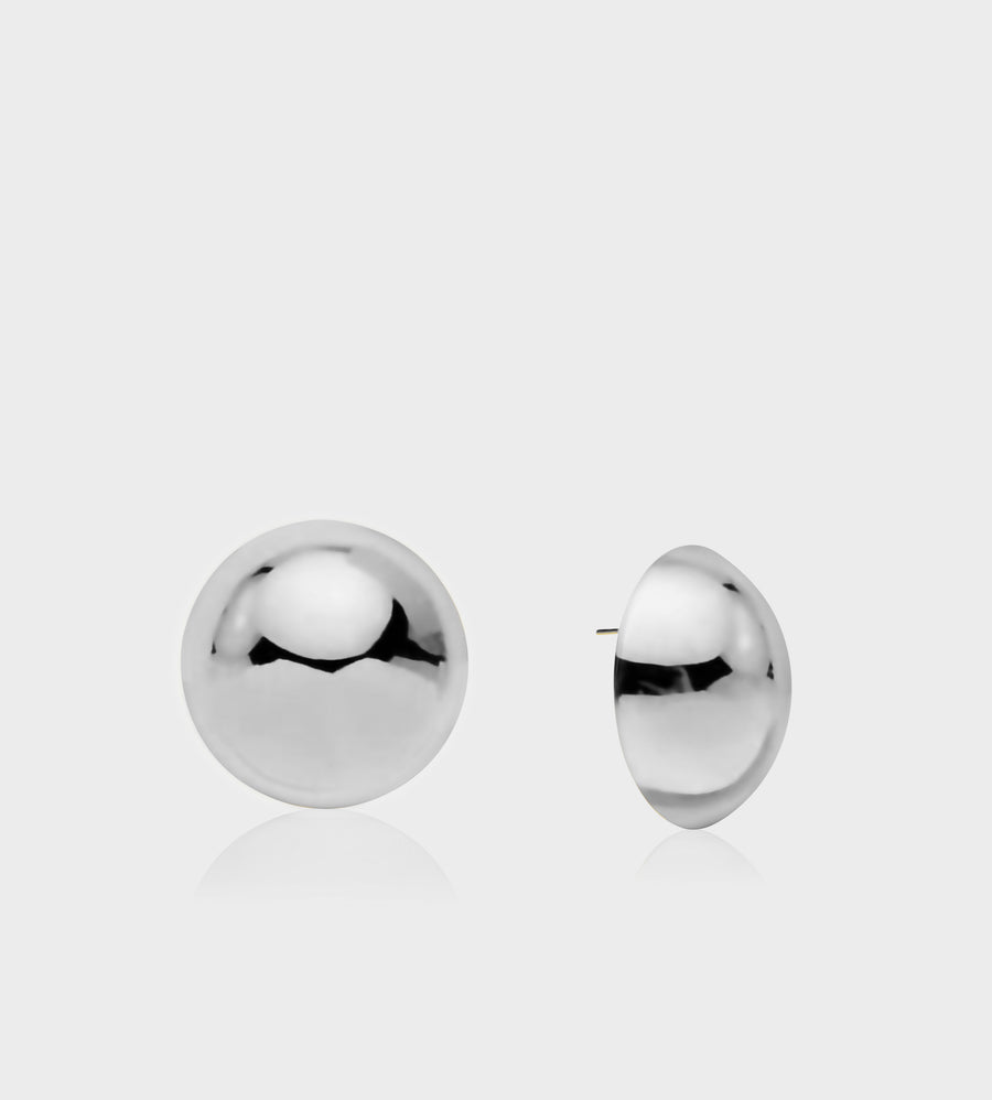 Lune earrings in silver