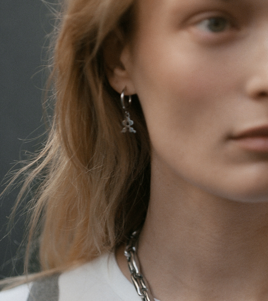 A Iconic Silver Earrings