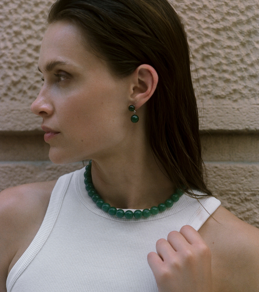 Siena Earrings in jade