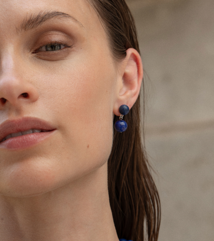 Siena Earrings in lapislázuli