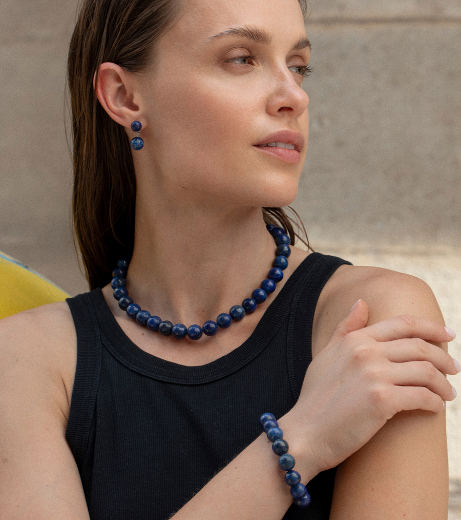 Siena Necklace in lapislázuli