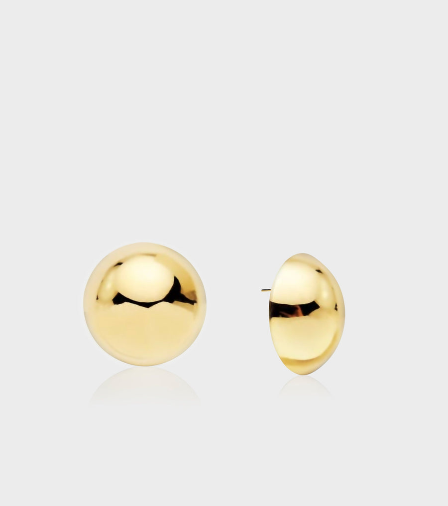Lune earrings in gold