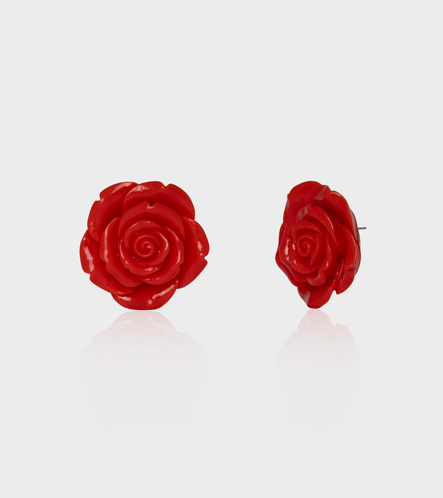 Rose Rouge earrings