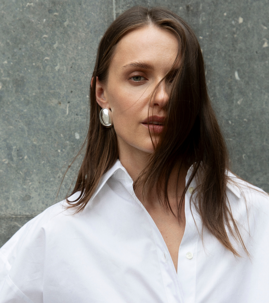 Sélène Silver Earrings