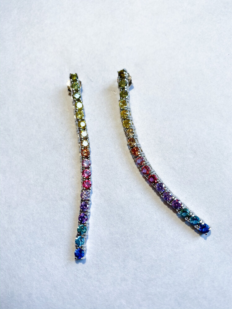 Sunset Earrings Silver