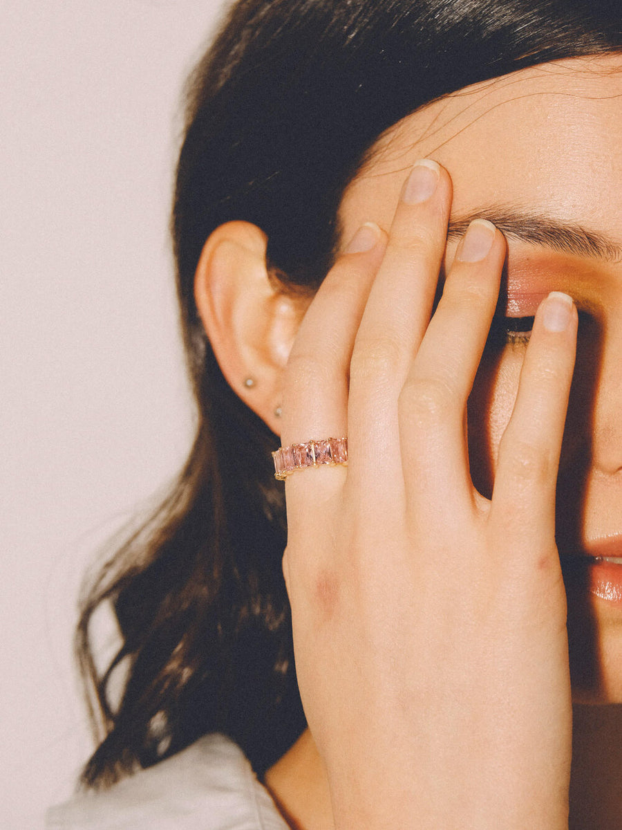 Pink sky ring